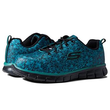Imagem de Skechers Sure Track Comp Toe Green/Multi 9 B (M)