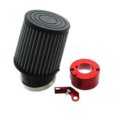 Imagem de Adaptador TC-Motor Air Filter vermelho para Honda 11Hp 13Hp GX340 GX390 Clone Motor Go Kart Predator 301cc 420cc Carrinho de Golfe Barcos de lama Gramado Minibikes Paragliders GX270s 13/15hp Chinês OHVs