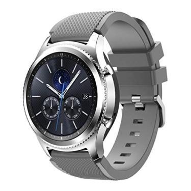 Imagem de Pulseira para Samsung Galaxy Watch 4/5/Galaxy Watch 5 Pro Band 45mm 40mm 44mm/Galaxy Watch 4 Classic 46mm 42mm/Galaxy Watch 3 41mm/Active 2/Active, pulseira de silicone de 20 mm pulseira