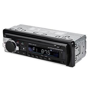 Imagem de Leitor de MP3 para carro, cartão SD, USB, CD Disco, celular, entrada de áudio, Bluetooth, HiFi, reprodutor de rádio com controle remoto