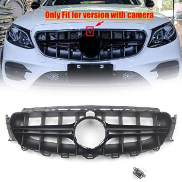 Imagem de FINMOKAL Grade dianteira estilo AMG E63 Fit Mercedes Classe E W213 E-CLASS 2016-2020 TODO preto