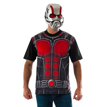 Imagem de Rubie's Costume Co Camiseta e máscara masculina Ant-Man, Multi, Large