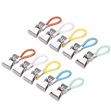 Imagem de Tingpai 10 PCS Toalha De Chá Clipes Pano Pendu do Clipes de Metal Toalha de Mão pa o Banheiro Da Cozinha Chá Da Tarde Forno Mitt Crianças Pet