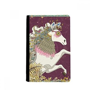 Imagem de Japan Wing Hourse Ukiyo-e Folhas Porta-Passaporte Notecase Burse Carteira Capa Cartão Bolsa, Multicolor
