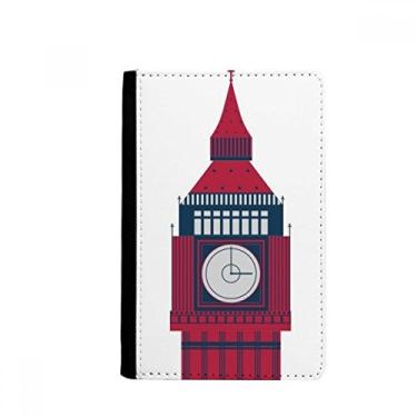 Imagem de Porta-passaporte Tower Big Ben Reino Unido Bandeira Marco Porta-passaporte Notecase Burse Carteira Capa Cartão, Multicolor