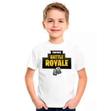 Imagem de Camiseta Fortnite Battle Royale 7 Infantil - Design Camisetas
