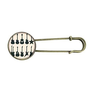 Imagem de Broche de metal retrô com sons de vitalidade para guitarra elétrica