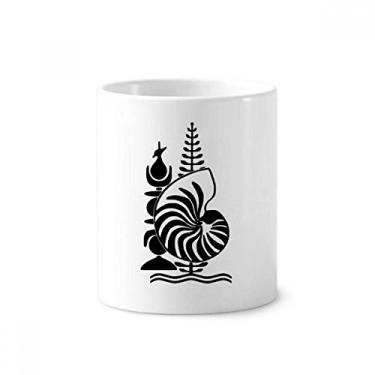 Imagem de Nova Caledônia National Emblema Escova de Dentes Caneca, Suporte de Cerâmica
