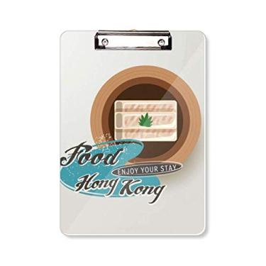 Imagem de Sushi de Hong Kong com camarão China prancheta pasta bloco de escrita placa de apoio A4