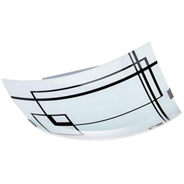 Imagem de Plafon Sobrepor Quadrado, Attena, 1816 Gde Pt, Preto