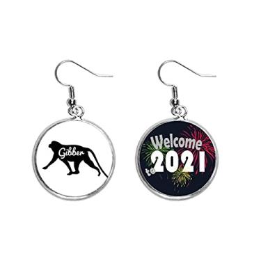 Imagem de Brinco com pingente de orelha de juba de braiura de macaco joia 2021 Blessing