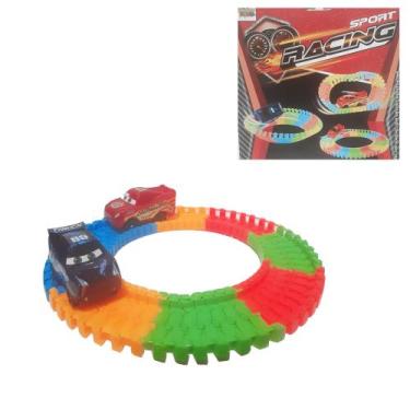 Pista De Corrida Brinquedo De Montar Racing Tower Carrinho