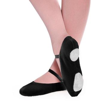 Imagem de Sapatilha Só Dança Meia Ponta F-23 Lona Para Ballet Infantil 22 ao 32