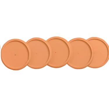 Imagem de Discos Para Caderno Inteligente, CI231039, Médio, 23 mm, Laranja dos Trópicos, Com 12 Unidades
