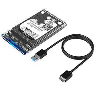 Imagem de Case HD Externo USB 3.0 até 6Gbps para PC Note Video Game Xbox PS4 PS5 (500GB de Espaço)
