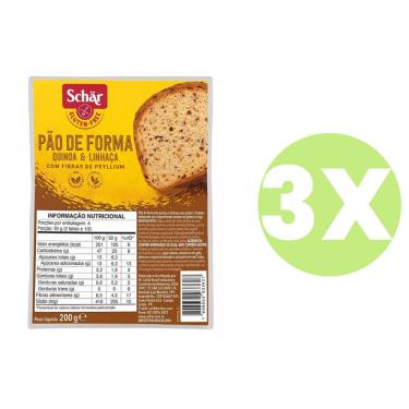 Imagem de Pão de Forma Quinoa e Linhaça Sem Glúten Schar 200g