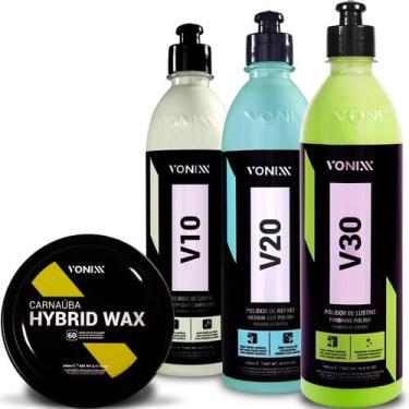 Imagem de Kit Polimento Linha Diamond Vonixx - 4 Produtos