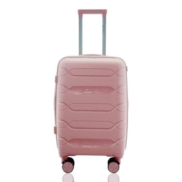 Imagem de Mala de Bordo 10kg Viagem Rígida Polipropileno Cadeado TSA Rodas Duplas 360° Removíveis Gladiador P1MB Rosa