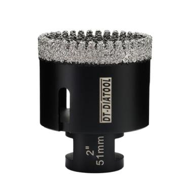 Imagem de DT-DIATOOL Broca de diamante com broca de 5 polegadas com perfuração de rosca de 5/20.3 cm-11 para telha de cerâmica Procelain mármore granito