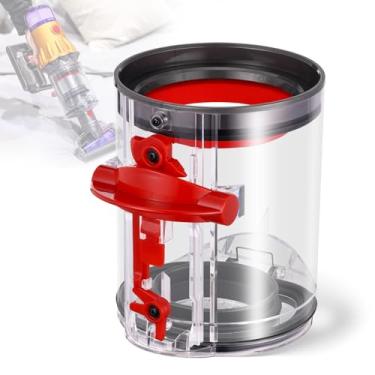 Imagem de Caixa de pó compatível com Dyson SV30 SV46 SV20 V12 Detect Slim/SV18 V10 Digital Slim Aspirador de pó peças de fixação, caixa de liberação compatível com aspirador de pó sem fio Dyson, peça nº 965272