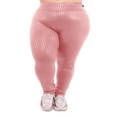 Imagem de Calça Legging Plus Size Cirre 3d Poliéster Confortável-Feminino
