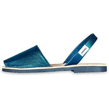 Imagem de Norkinas Avarcas femininas, Metal azul, 36