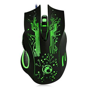 Imagem de MOUSE ÓPTICO PC GAMER 2400 DPI COM 6 BOTÕES PROFISSIONAL