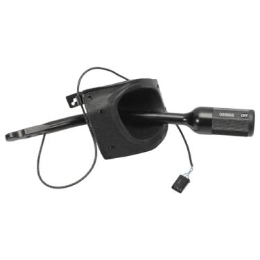 Imagem de Câmbio de engrenagem de coluna de direção de transmissão automática com botão de câmbio overdrive, tampa e bota de câmbio adequado para Ford F150 F250 F350 E150 E250 E350 1997-2005 Substitui