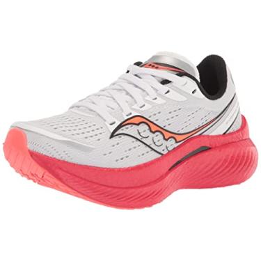 Imagem de Saucony Tênis feminino Endorphin Speed 3, Branco/preto/Vizi, 34