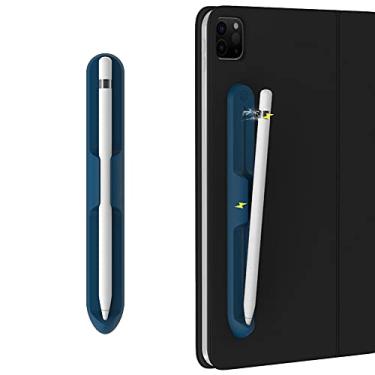 Imagem de LOVE MEI Suporte para Apple Pencil 1ª/2ª geração, adesivo de silicone forte com fixação magnética para iPad