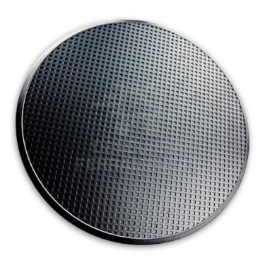 Imagem de Disco de Plástico Preto Polipropileno 380mm Para Desempenadeira Elétrica MDE Menegotti Profissional