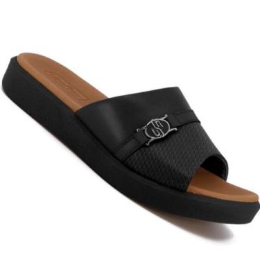 Imagem de Chinelo Usaflex Al0103 Feminino, Preto, 36