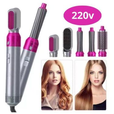 Imagem de Escova Secador Cabelo Feminino 5 in 1 Para Modelar 110v: Estilo Person