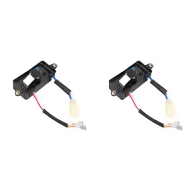 Imagem de 2 Pces 2.8kw Regulador de Tensão do Gerador Monofásico, Estabilizador de Tensão do Gerador Regulador de Tensão Substituição Quadrado Plástico 1-3kw Estabilizador de Gerador