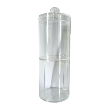 Imagem de Porta Cotonete e Algodão Organizador Transparente Acrílico Cristal