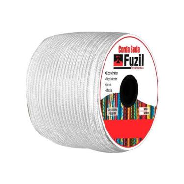 Imagem de Corda de Seda Polipropileno Virgem 12mm Branca Carretel 140m Anti Uv F