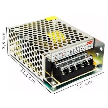 Imagem de Fonte Chaveada 12V 3A 36W Bivolt - ENG Automação