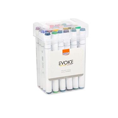 Imagem de BRW Pincel Marcador Artistico Evoke Dual Marker 24 Cores