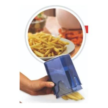 Imagem de Fatiador Cortador Picador Triturador de Batata Frita Palito Pratico e 