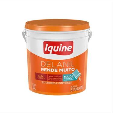 Imagem de Tinta Acrílica Delanil Branco Neve 3,6L Iquine Rende Muito
