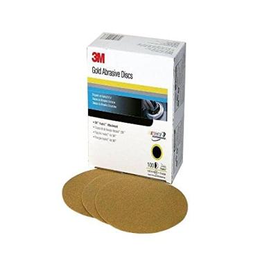 Imagem de 3M Disco 00982 Hookit Gold 15,24 cm P100C Grit 236U (pacote com 4)
