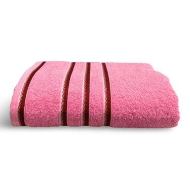 Imagem de Toalha de Rosto - Felpuda - Mônaco - 100% Algodão - Margex, Rosa