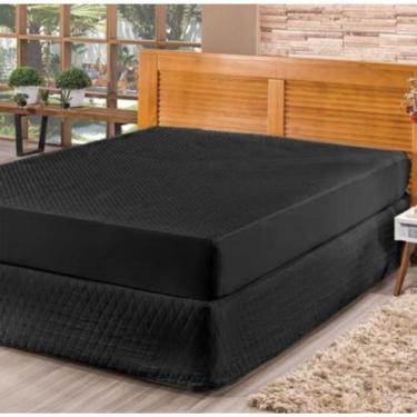 Imagem de Protetor Impermeável Viúvo Matelado Ultrassônico - BEM ME QUER, PRETO