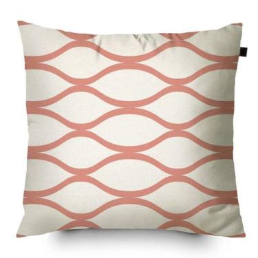 Imagem de Almofada Algodão Estampada Micah 40x40cm Rosa - FASTLAR