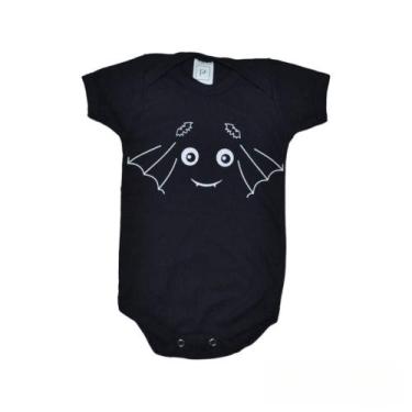 Imagem de Body Halloween Para Bebê Fantasia de Morcego Confortável - MFX, P