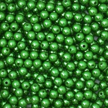 Imagem de Pérola 6mm com Furo Verde - 250g - CÍRCULO