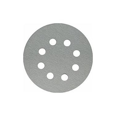 Imagem de PORTER-CABLE 735801050 Discos de lixamento de oito furos de 12,7 cm de gramatura 100 de gancho e laço (pacote com 50)