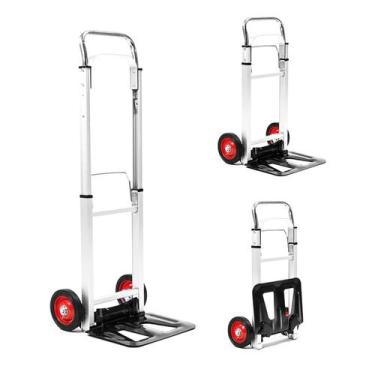 Imagem de Carrinho Carga Dobrável Profissional Multiuso Metal 100kg - IDEA+PRO