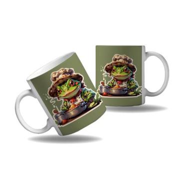 Imagem de Caneca Presente Sapo Cozinheiro Chefe Cozinha Profissão - Enjoy Shop, 