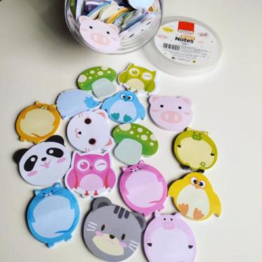Imagem de Mini Bloco Adesivo Smart Notes Zoo Animais - BRW - Unidade